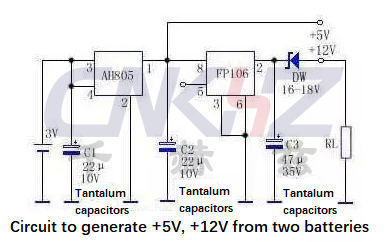 6 3V 至 +5V、+12V 電路